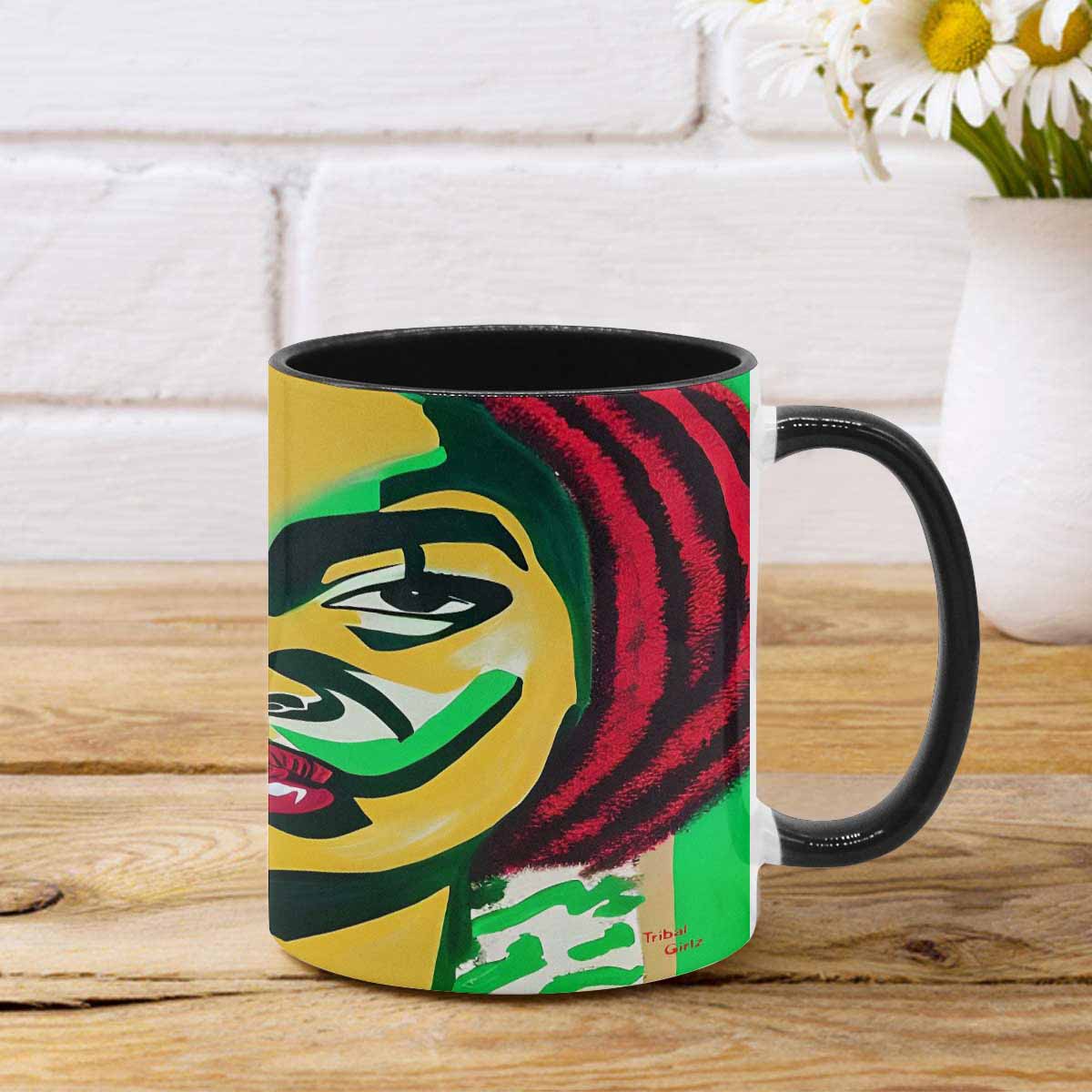 Dreads & Braids, inner color coffee mug, african tribalgirlz Fulangiara 50