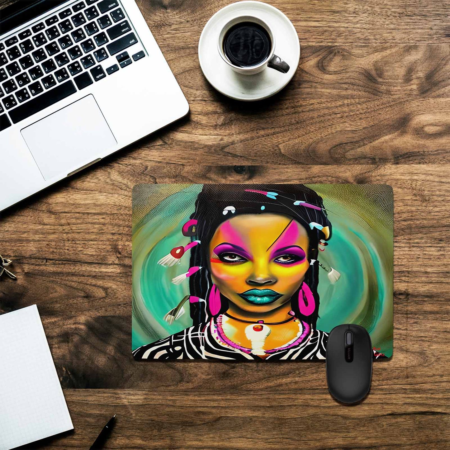 Dreads & Braids, 23 x 16 in amazing design mouse pad, Fulangiara 33