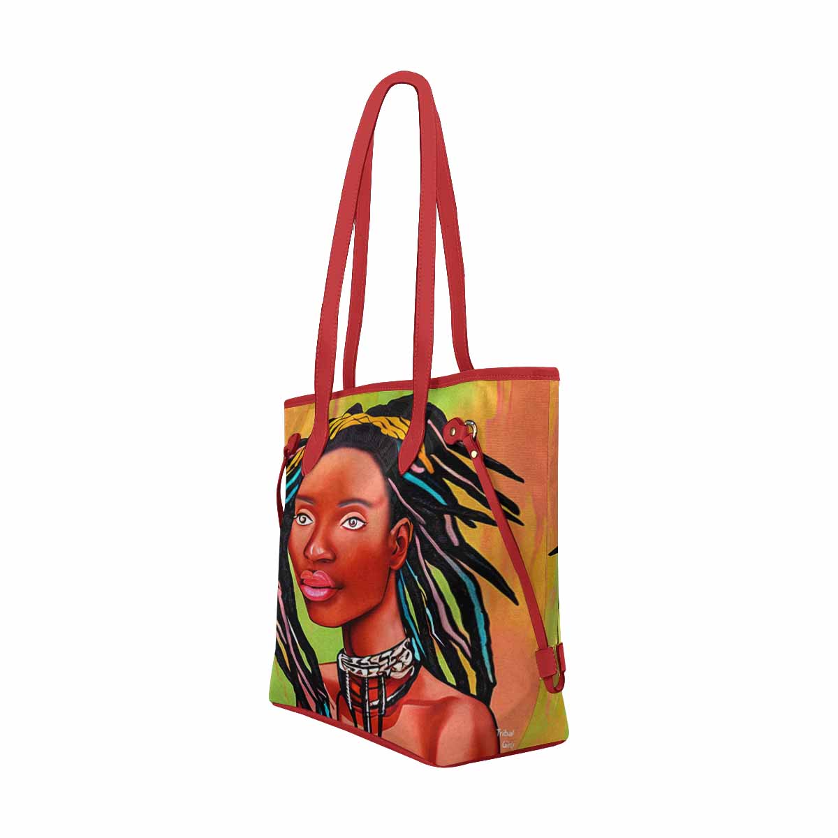 Dreads & Braids, elegant dressy tote handbag, Fulangiara 13x