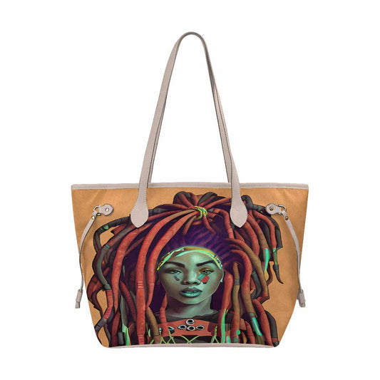 Dreads & Braids, elegant dressy tote handbag, Fulangiara 34