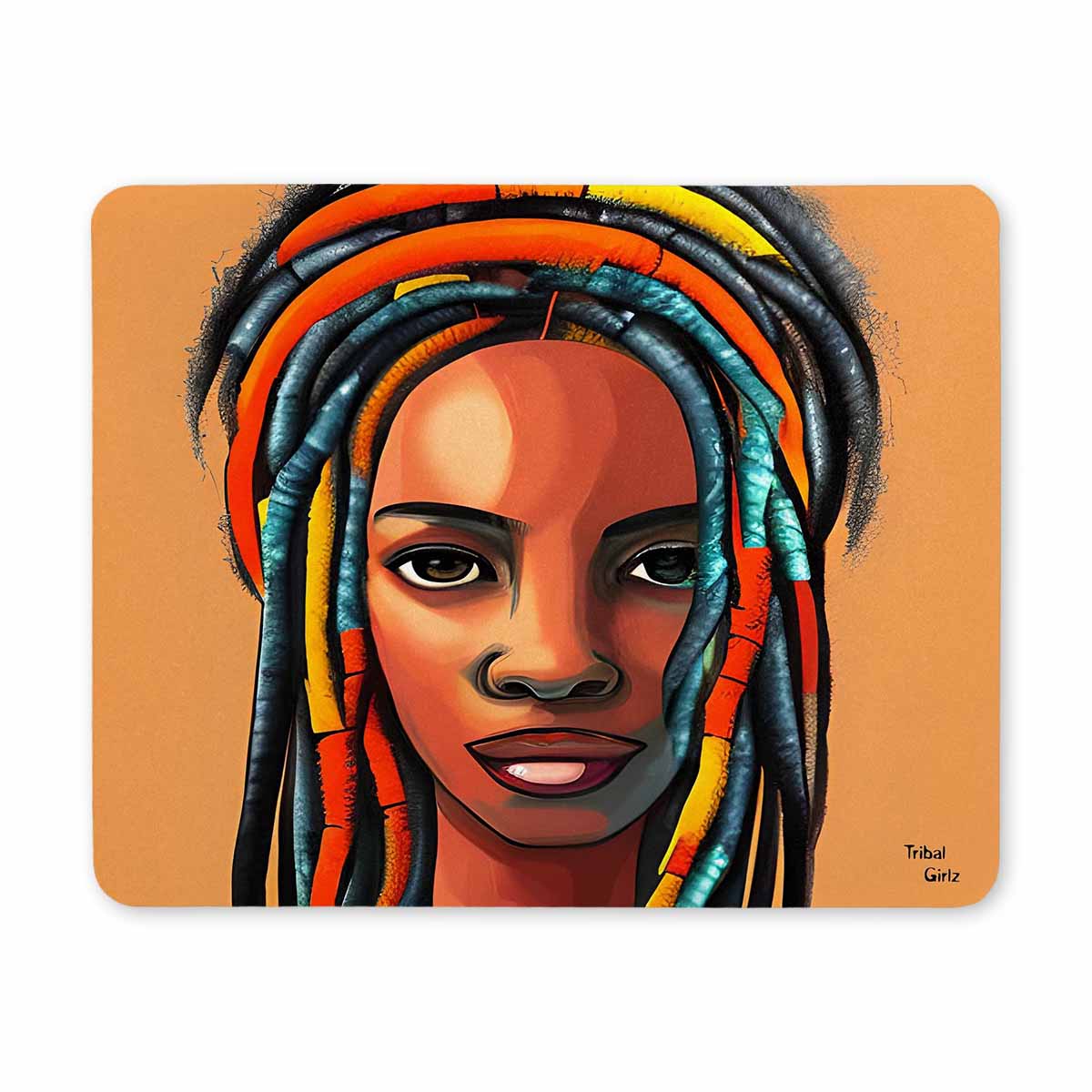 Dreads & Braids, 9 x 7 in amazing design mouse pad, Fulangiara 8