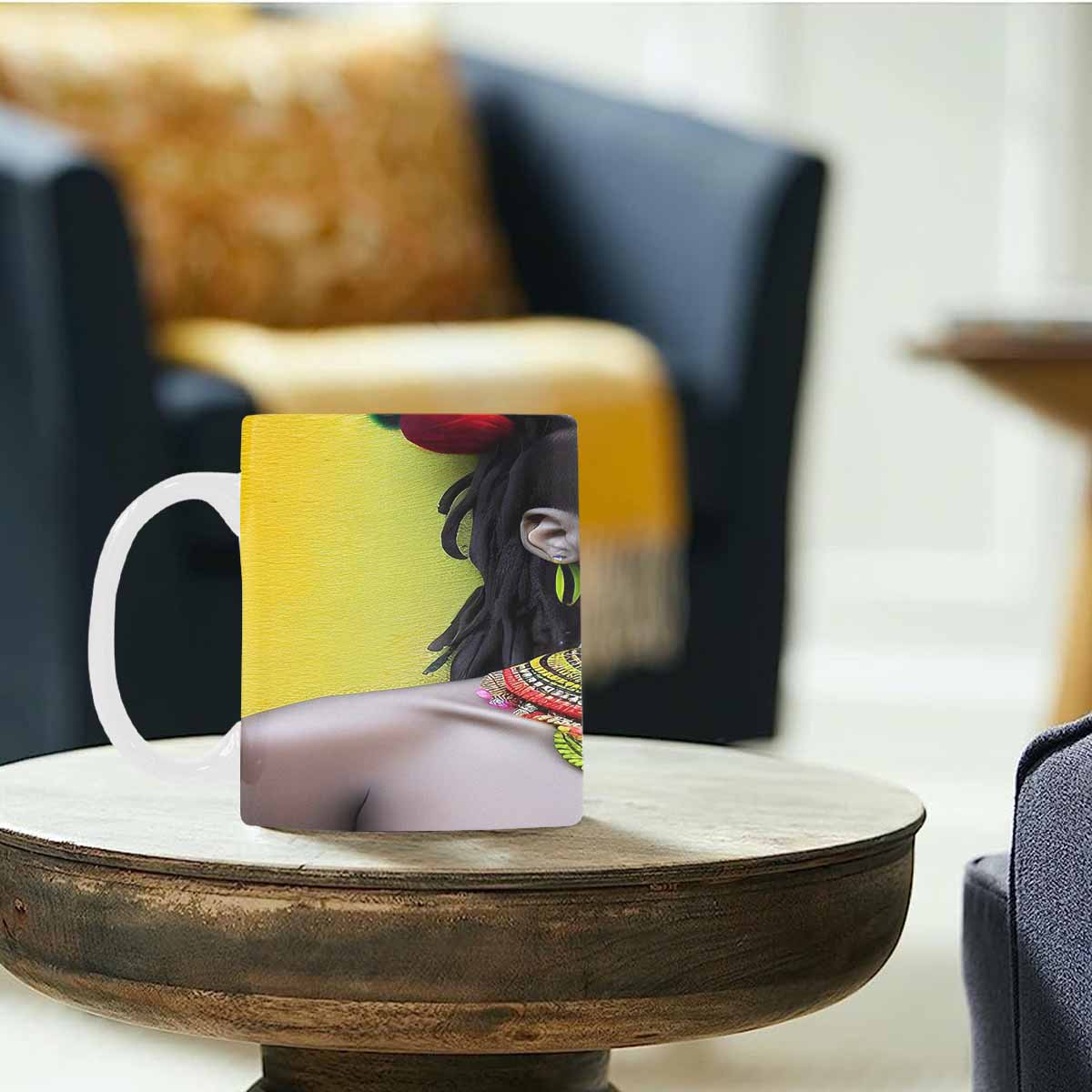 Dreads & Braids, coffee mug, african tribalgirlz Fulangiara 42