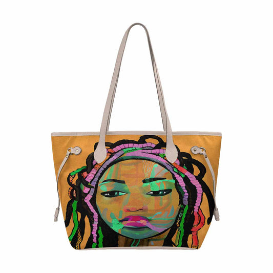 Dreads & Braids, elegant dressy tote handbag, Fulangiara 3