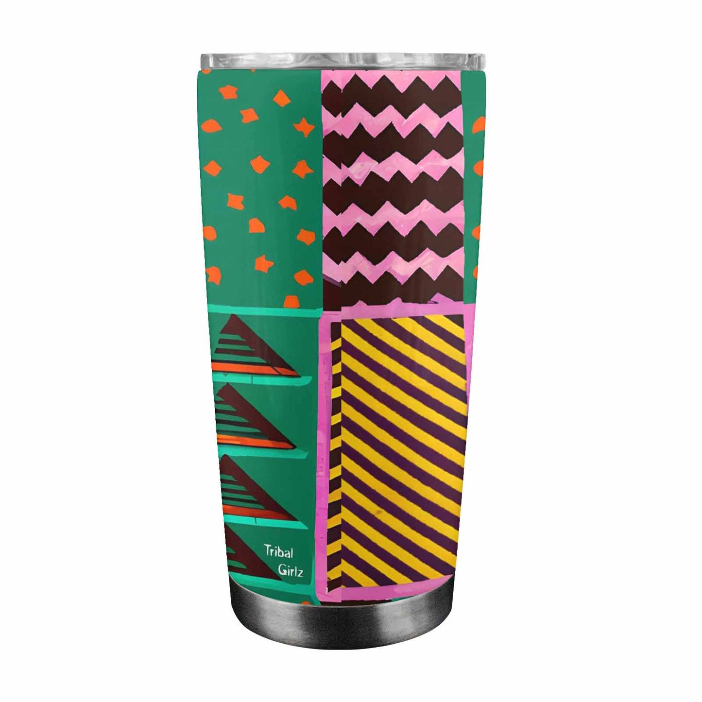 African Art, tumbler, mug, travel mug, design 21