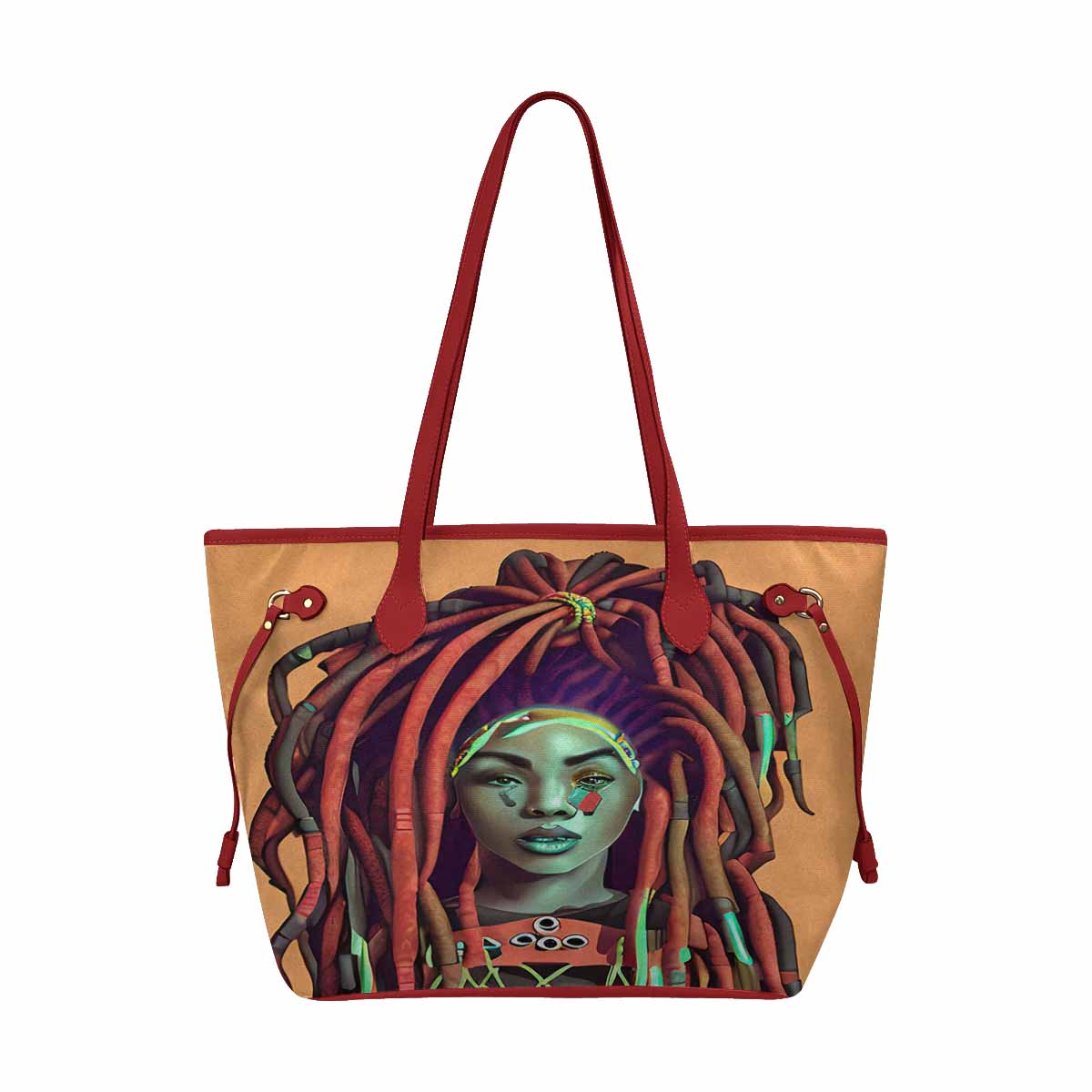 Dreads & Braids, elegant dressy tote handbag, Fulangiara 34