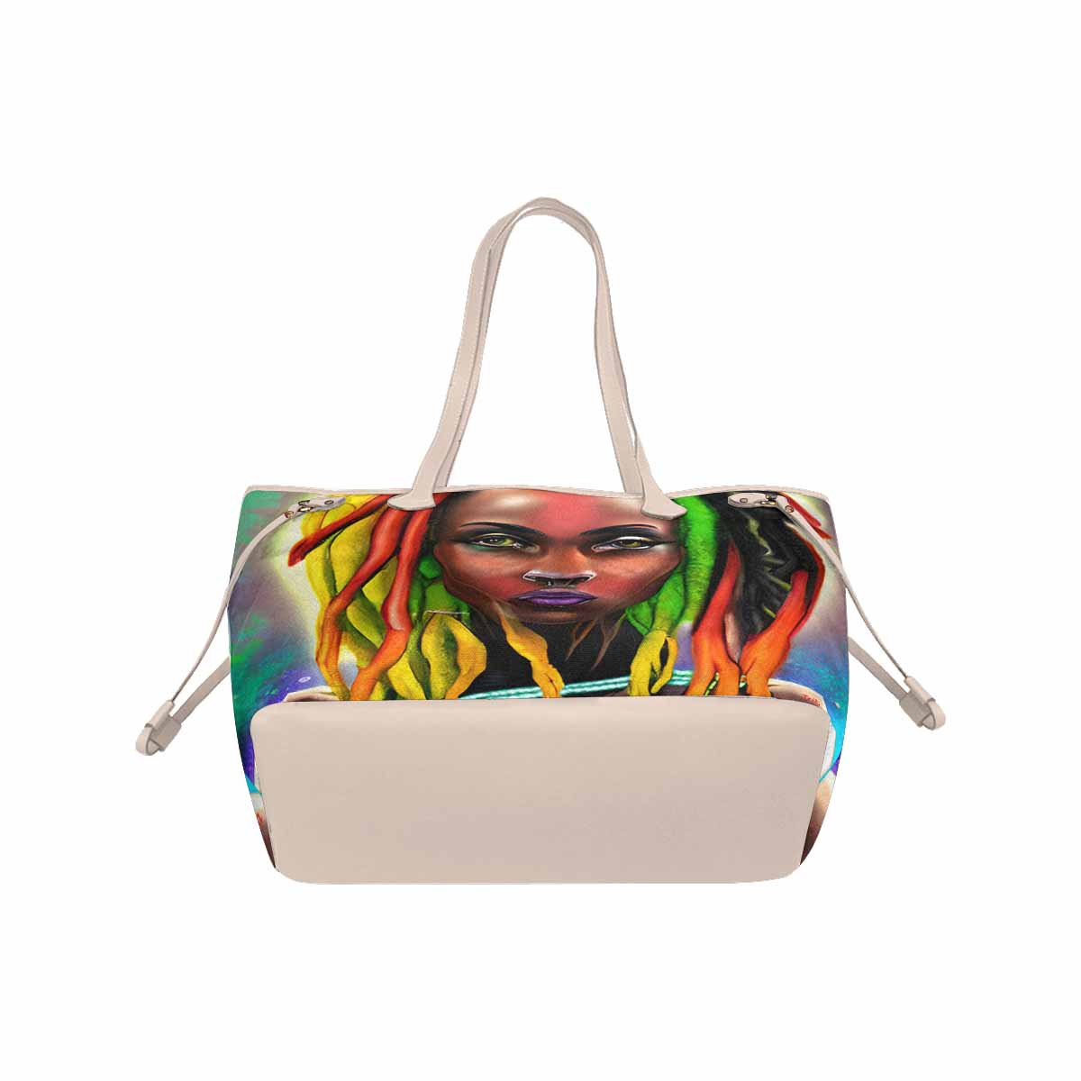 Dreads & Braids, elegant dressy tote handbag, Fulangiara 25