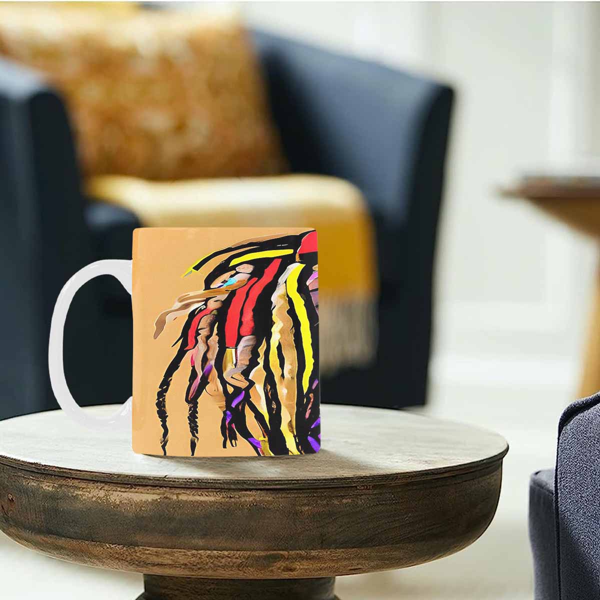 Dreads & Braids, coffee mug, african tribalgirlz Fulangiara 14