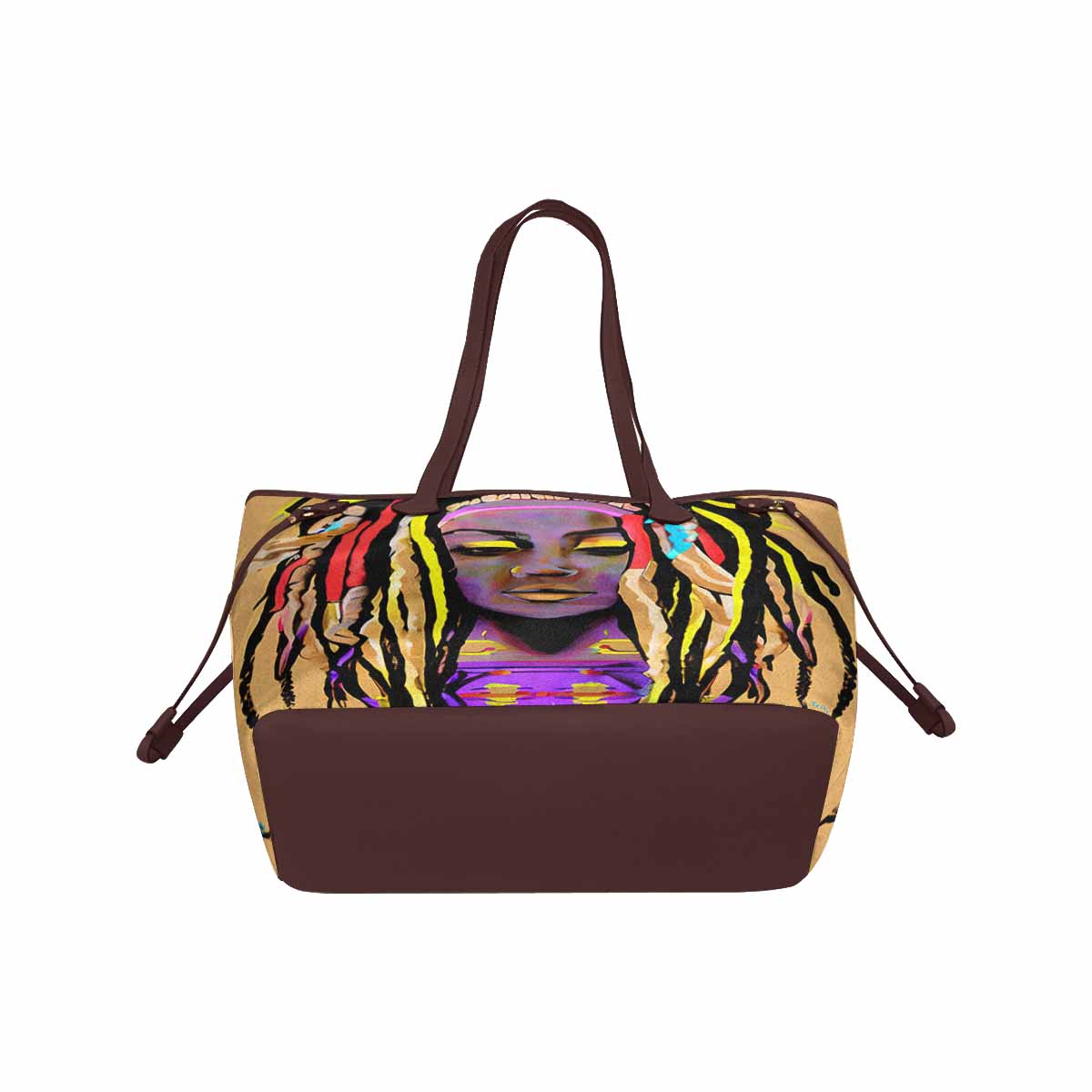 Dreads & Braids, elegant dressy tote handbag, Fulangiara 14