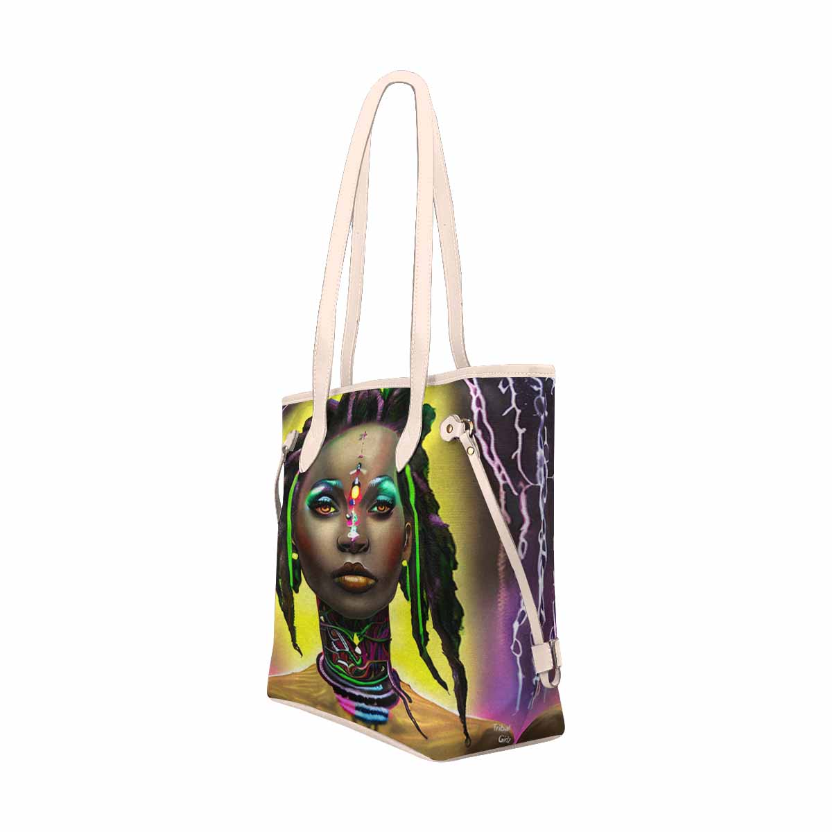 Dreads & Braids, elegant dressy tote handbag, Fulangiara 29