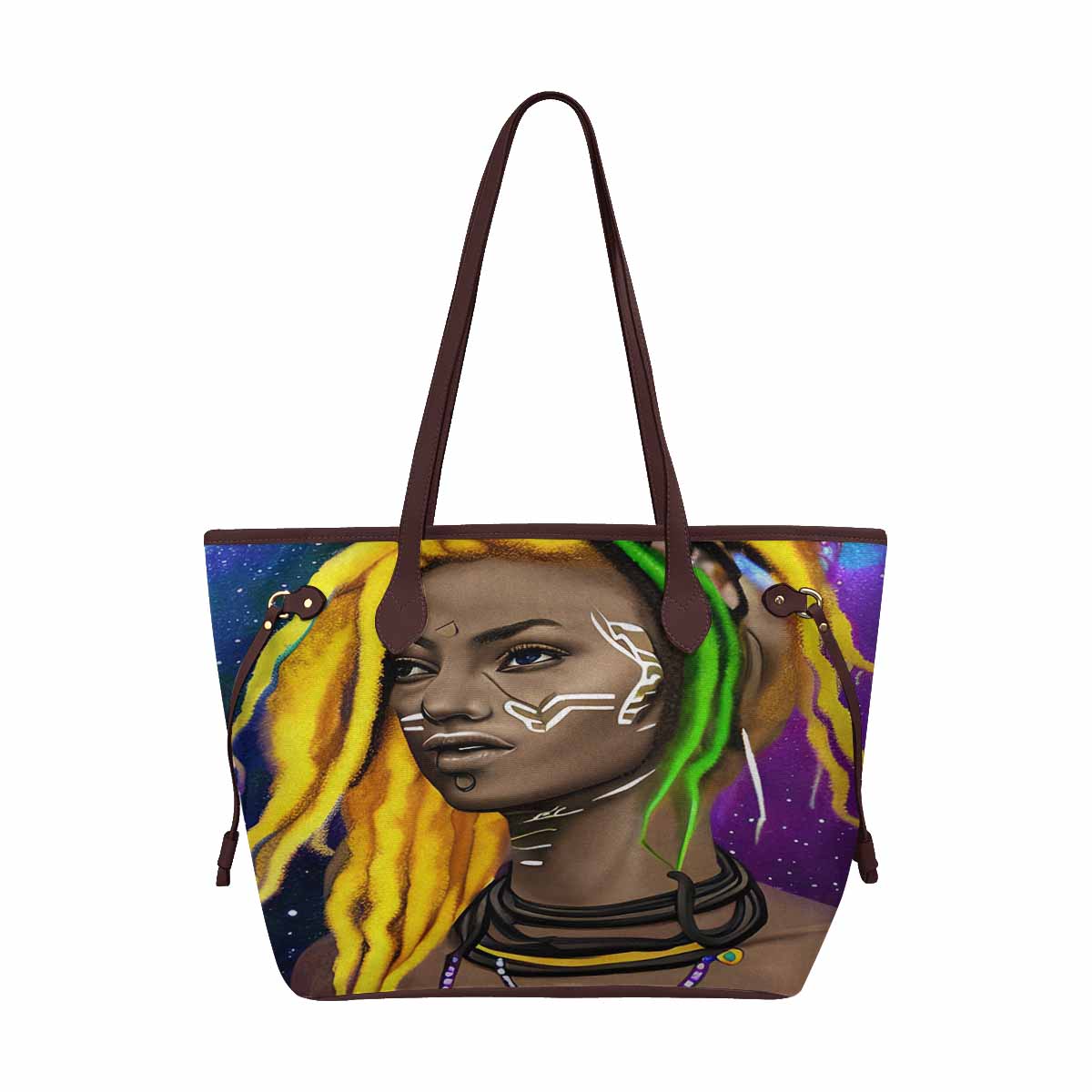 :Dreads & Braids, elegant dressy tote handbag, Fulangiara 1