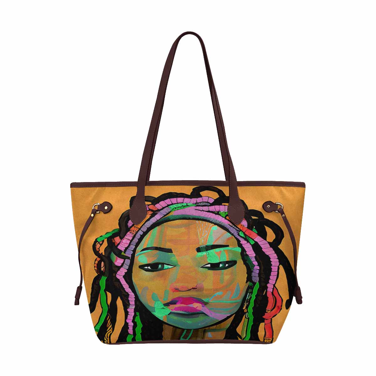 Dreads & Braids, elegant dressy tote handbag, Fulangiara 3