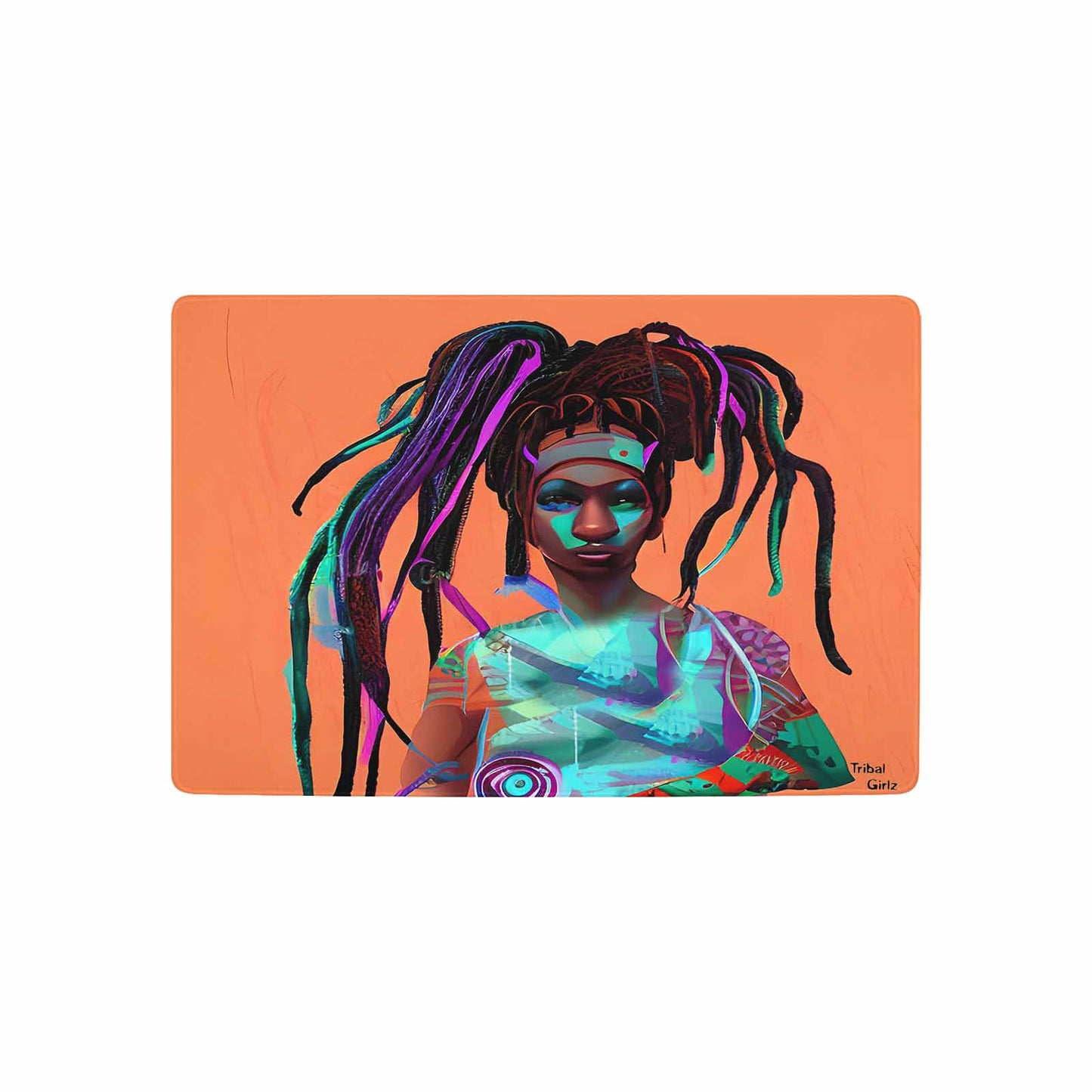 Dreads & Braids, 23 x 16 in amazing design mouse pad, Fulangiara 32