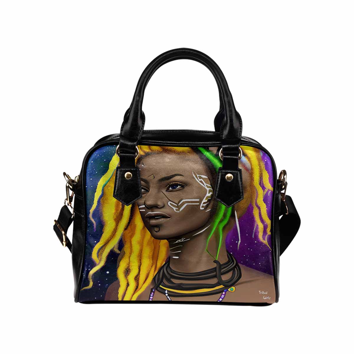 Fulangiara 1,  Dreads & Braids, cute shoulder bag, African Tribal