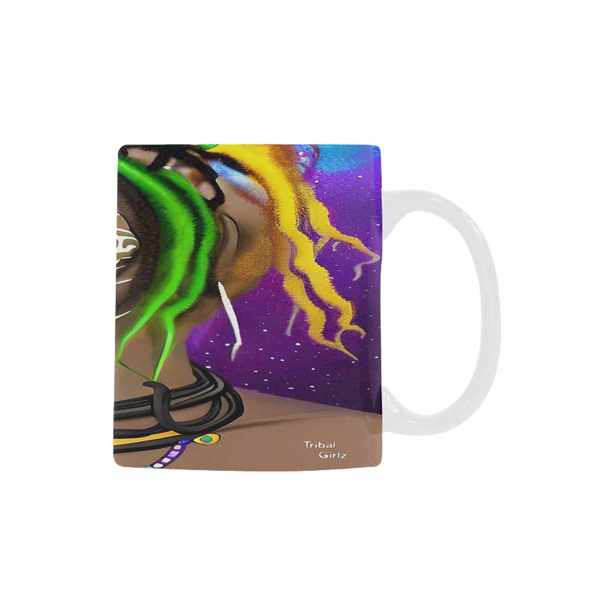 Dreads & Braids, coffee mug, african tribalgirlz Fulangiara 1