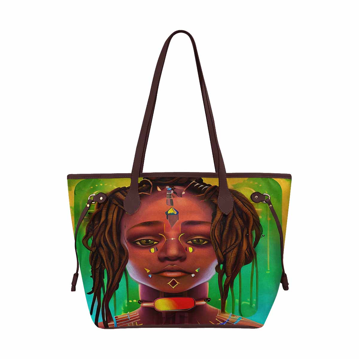 Dreads & Braids, elegant dressy tote handbag, Fulangiara 45