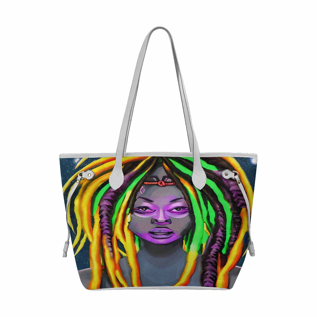 Dreads & Braids, elegant dressy tote handbag, Fulangiara 28