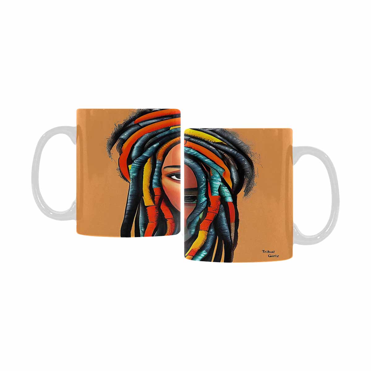 Dreads & Braids, coffee mug, african tribalgirlz Fulangiara 8