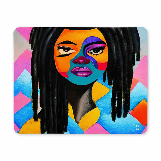 Dreads & Braids, 9 x 7 in amazing design mouse pad, Fulangiara 21