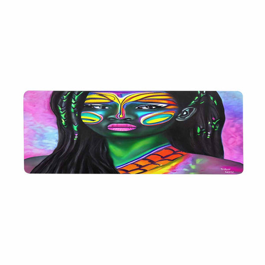 Dreads & Braids, 31 x 12 in large mouse pad, Fulangiara 19