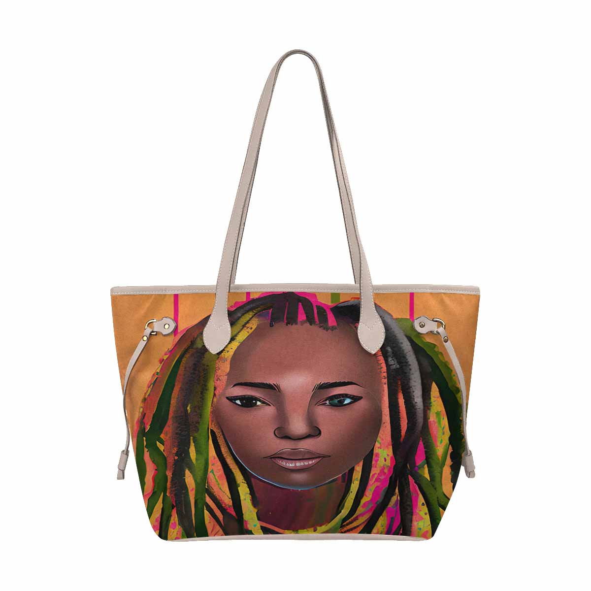 Dreads & Braids, elegant dressy tote handbag, Fulangiara 12