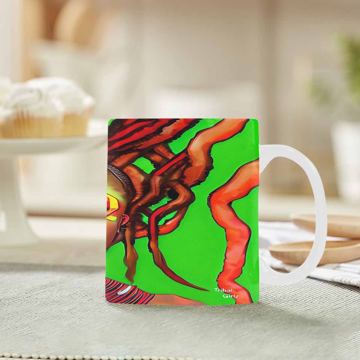 Dreads & Braids, coffee mug, african tribalgirlz Fulangiara 47