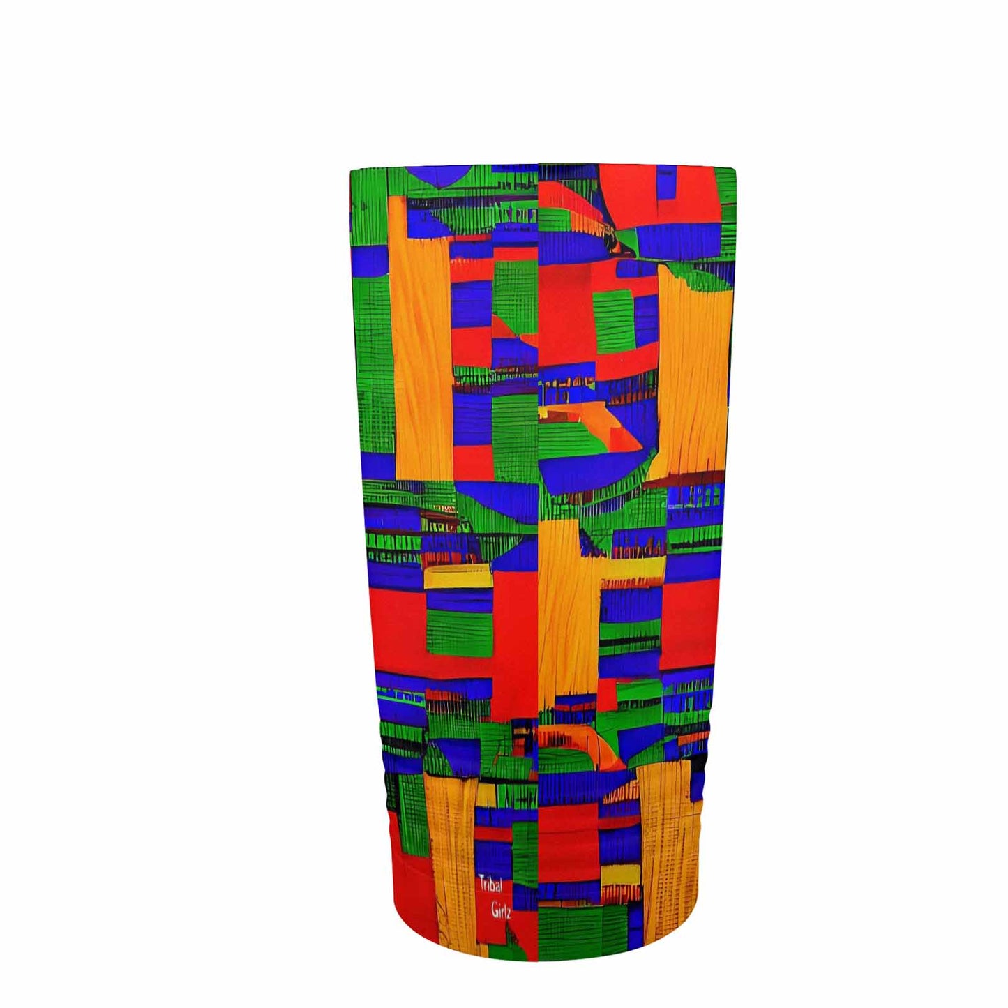 African Art, stainless steel insulated tumbler, travel mug, design 45