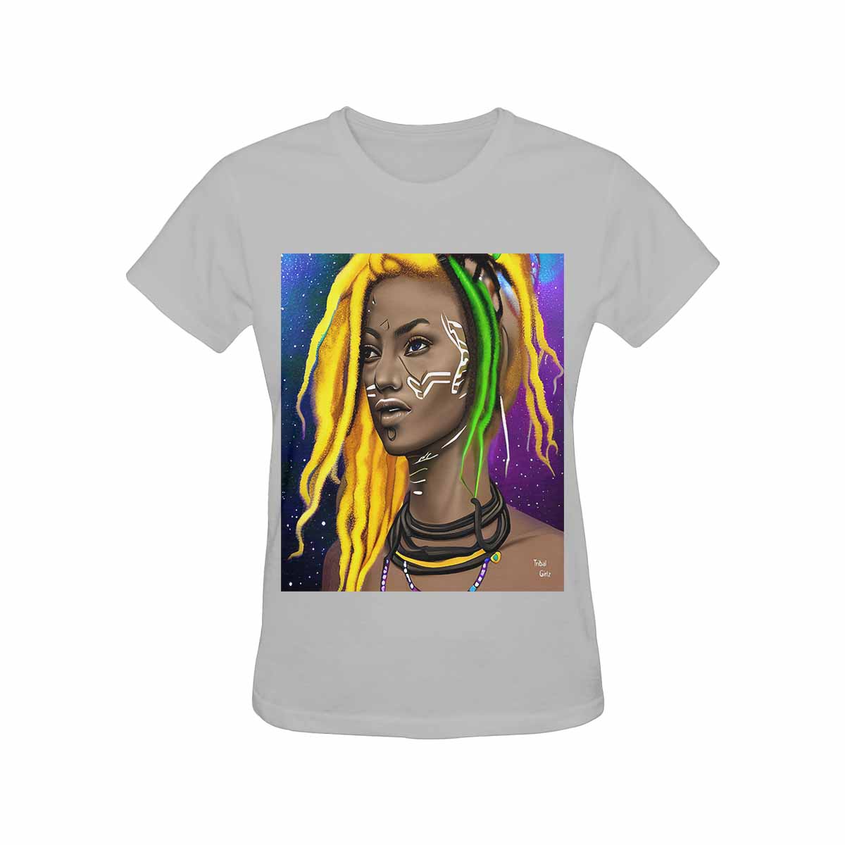 Dreads & Braids, cool cotton TShirt, african tribalgirlz Fulangiara 1