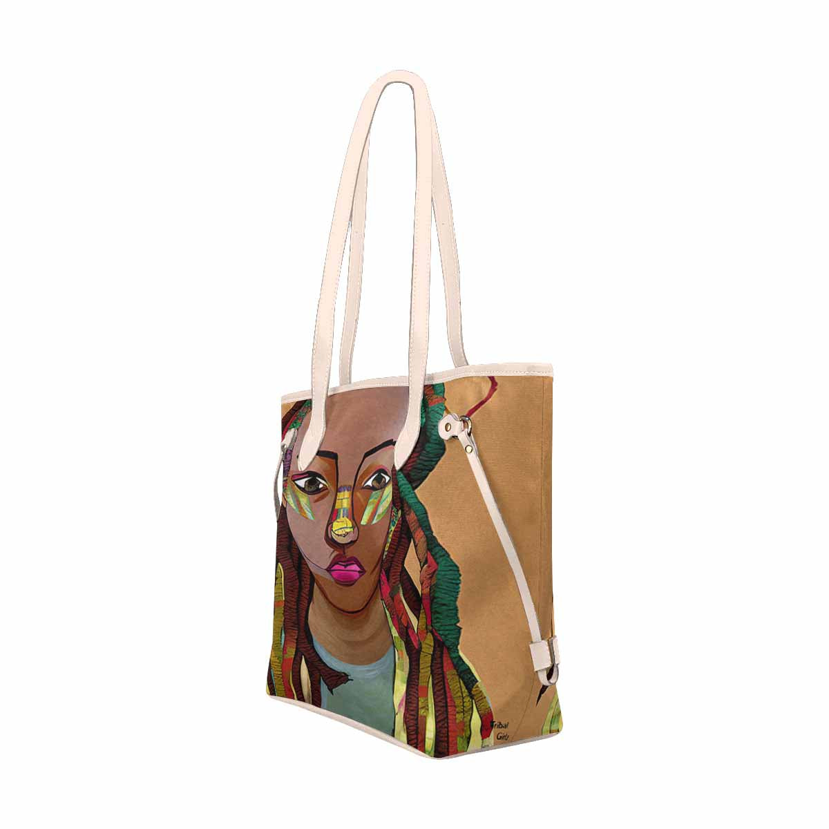 Dreads & Braids, elegant dressy tote handbag, Fulangiara 26