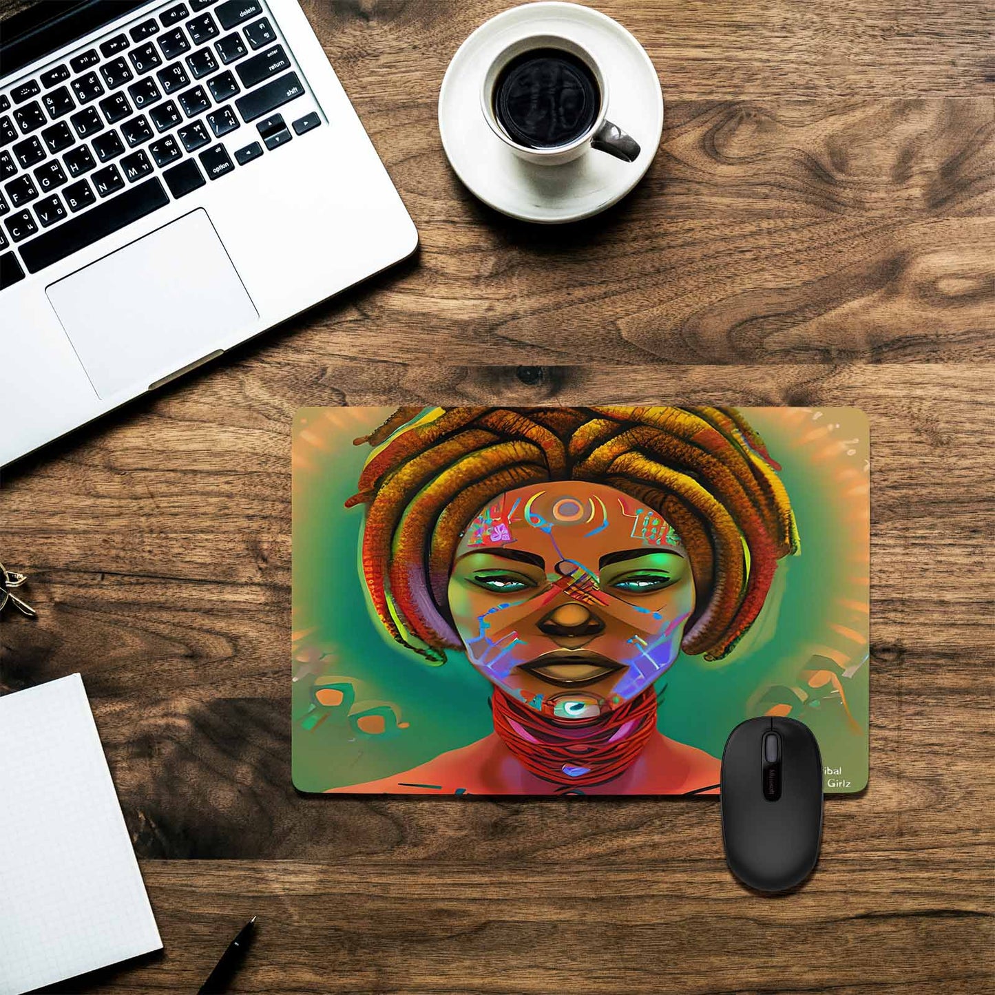 Dreads & Braids, 23 x 16 in amazing design mouse pad, Fulangiara 46