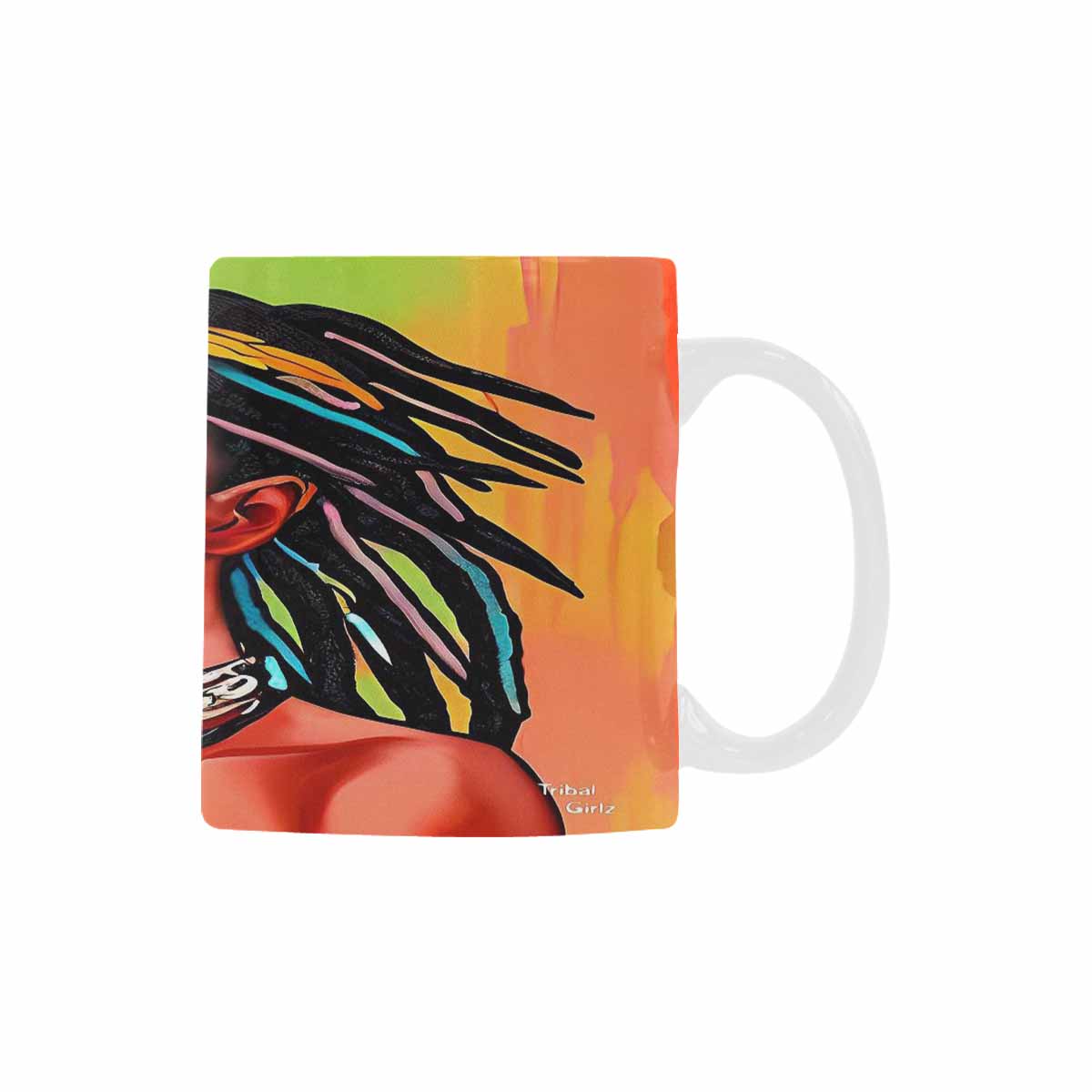 Dreads & Braids, coffee mug, african tribalgirlz Fulangiara 13