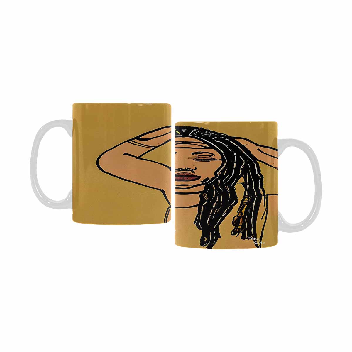 Dreads & Braids, coffee mug, african tribalgirlz Fulangiara 24