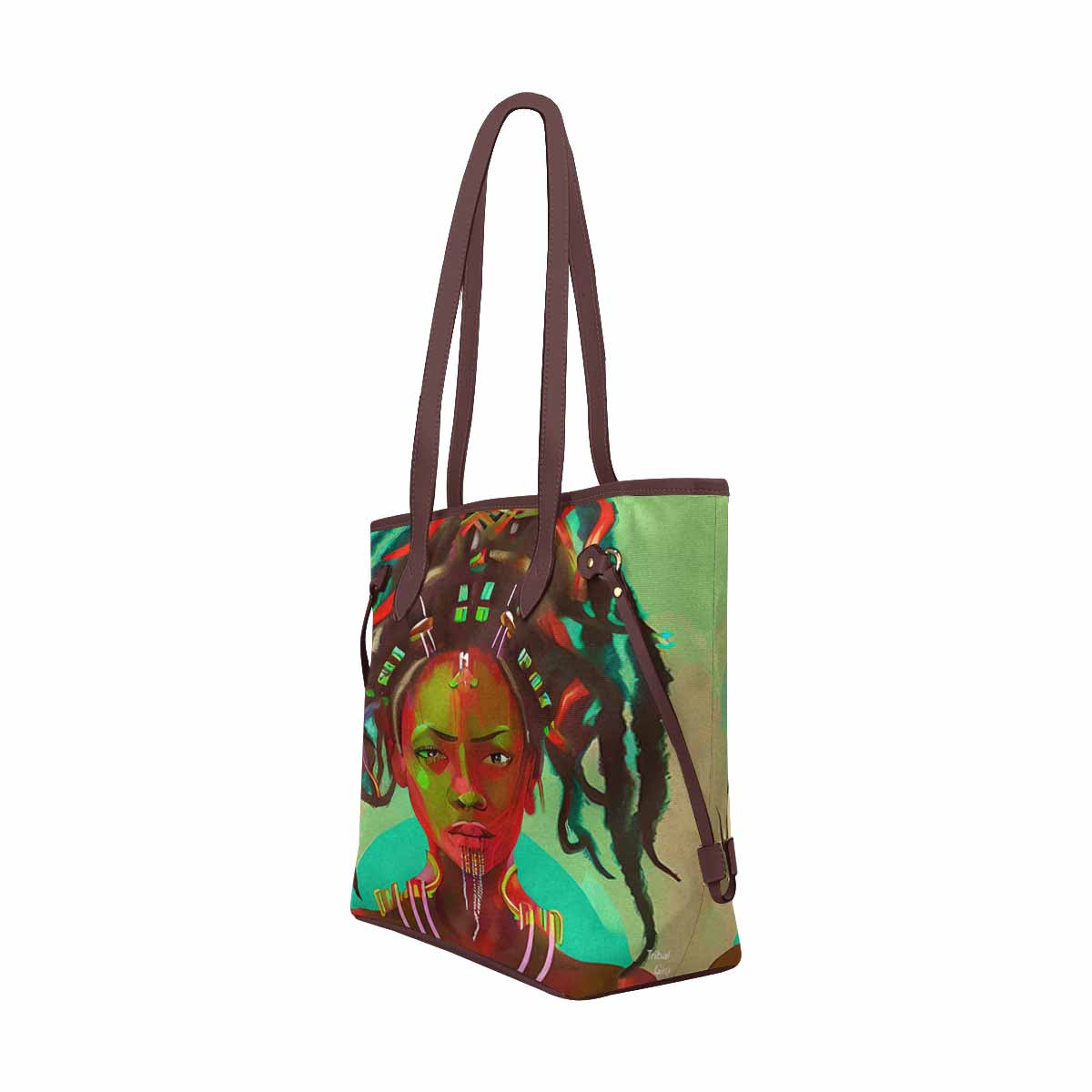 Dreads & Braids, elegant dressy tote handbag, Fulangiara 39