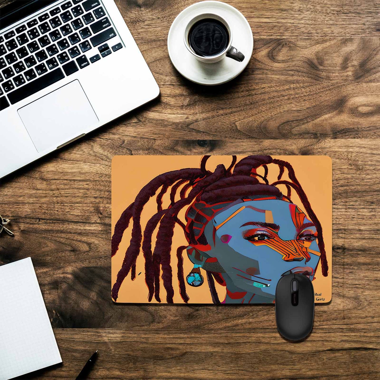 Dreads & Braids, 23 x 16 in amazing design mouse pad, Fulangiara 23