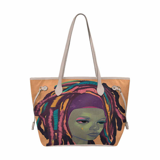 Dreads & Braids, elegant dressy tote handbag, Fulangiara 9