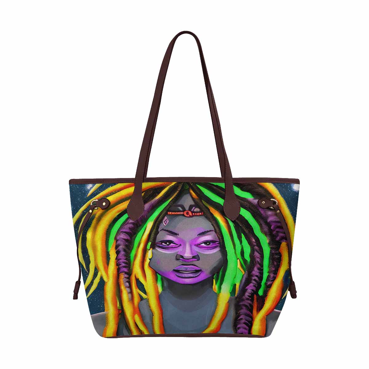 Dreads & Braids, elegant dressy tote handbag, Fulangiara 28