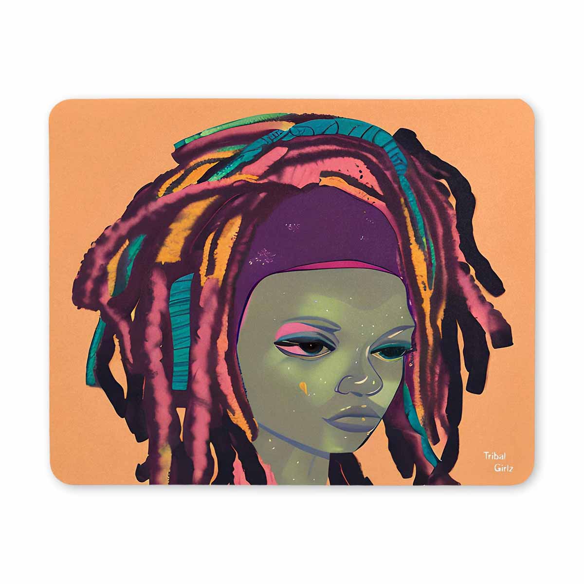 Dreads & Braids, 9 x 7 in amazing design mouse pad, Fulangiara 9