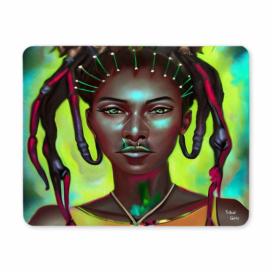 Dreads & Braids, 9 x 7 in amazing design mouse pad, Fulangiara 31