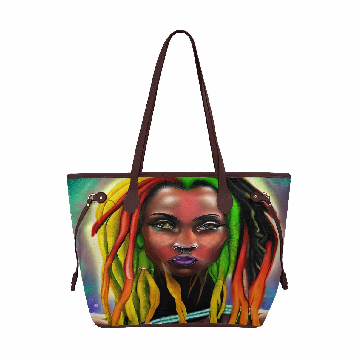 Dreads & Braids, elegant dressy tote handbag, Fulangiara 25