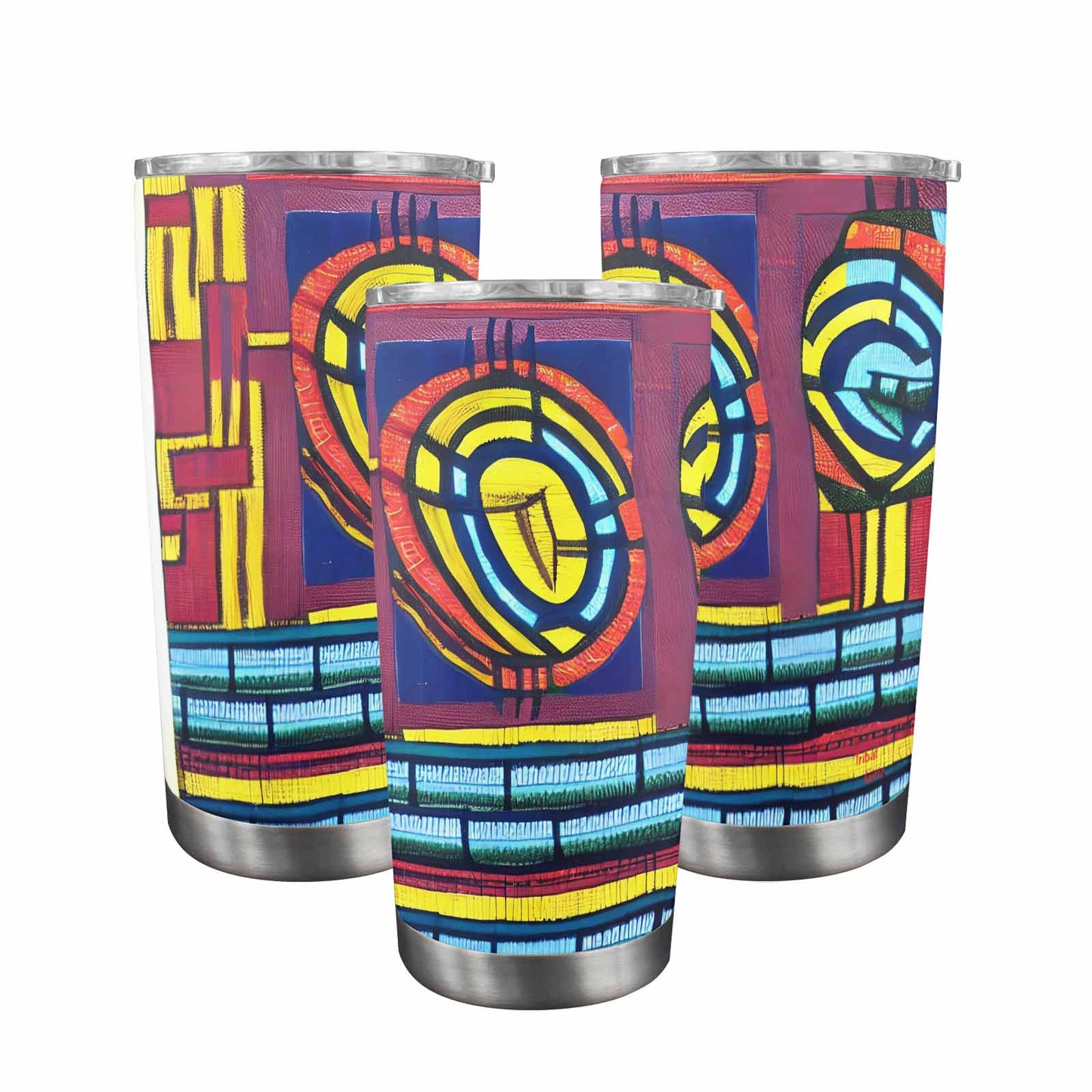 African Art, tumbler, mug, travel mug, design 28