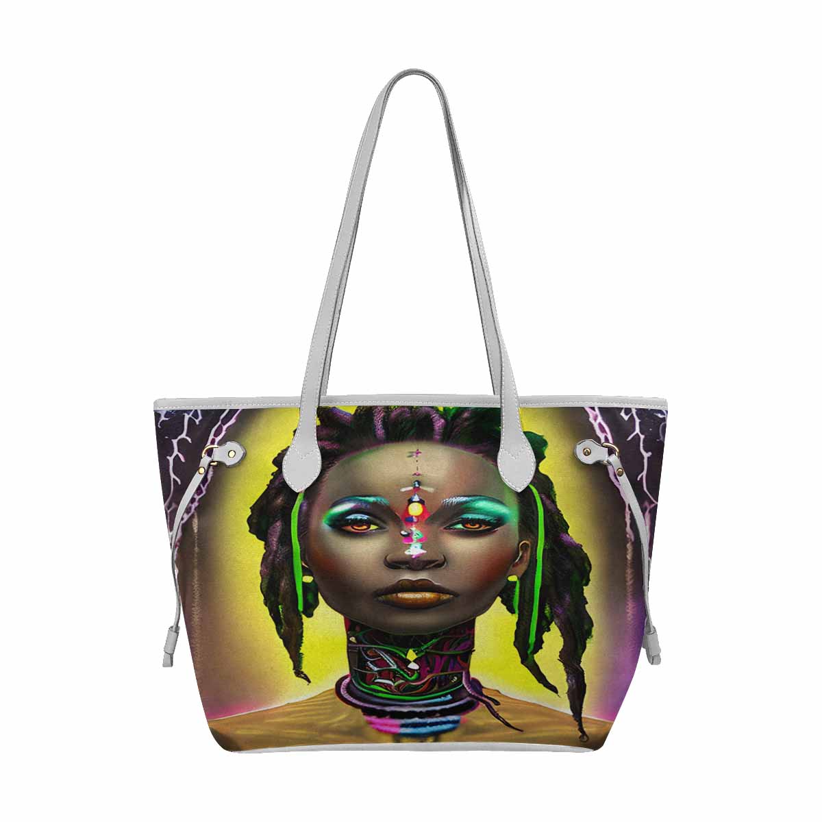 Dreads & Braids, elegant dressy tote handbag, Fulangiara 29