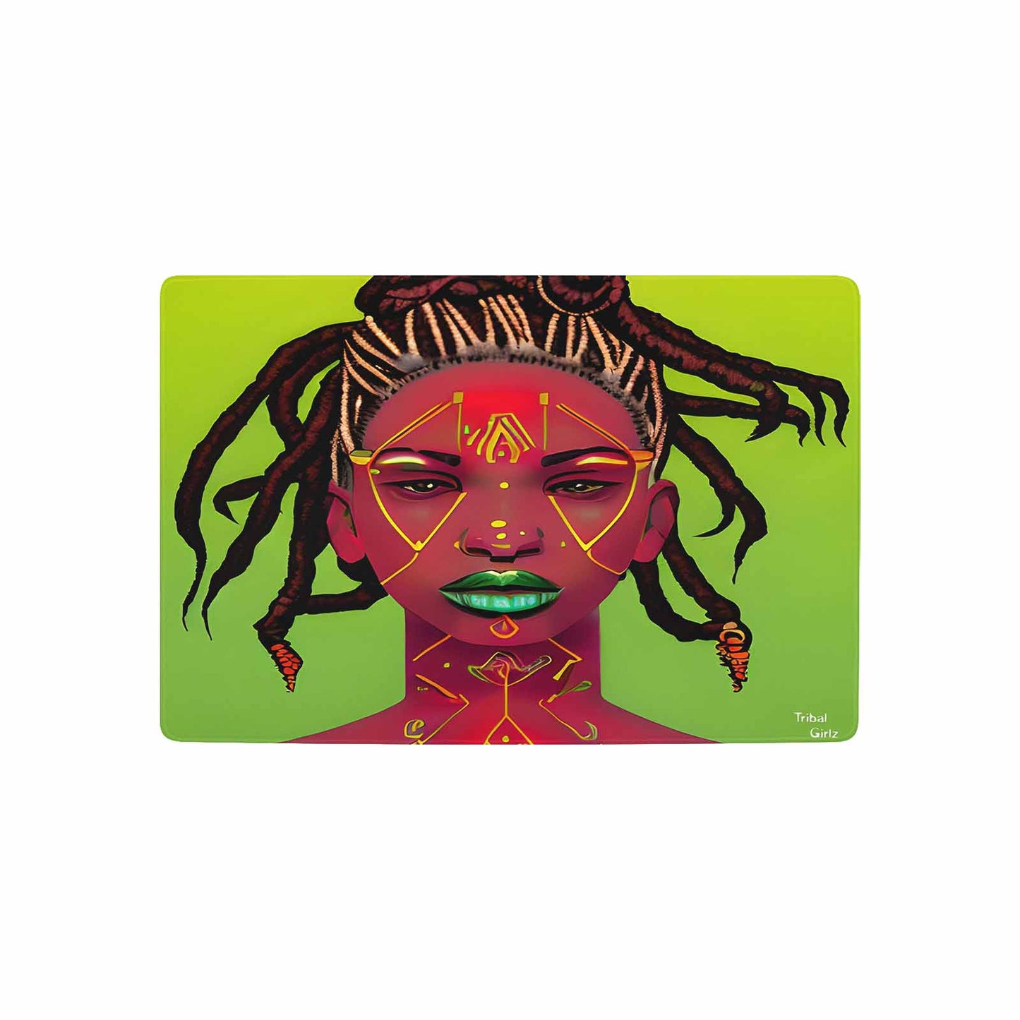 Dreads & Braids, 23 x 16 in amazing design mouse pad, Fulangiara 49