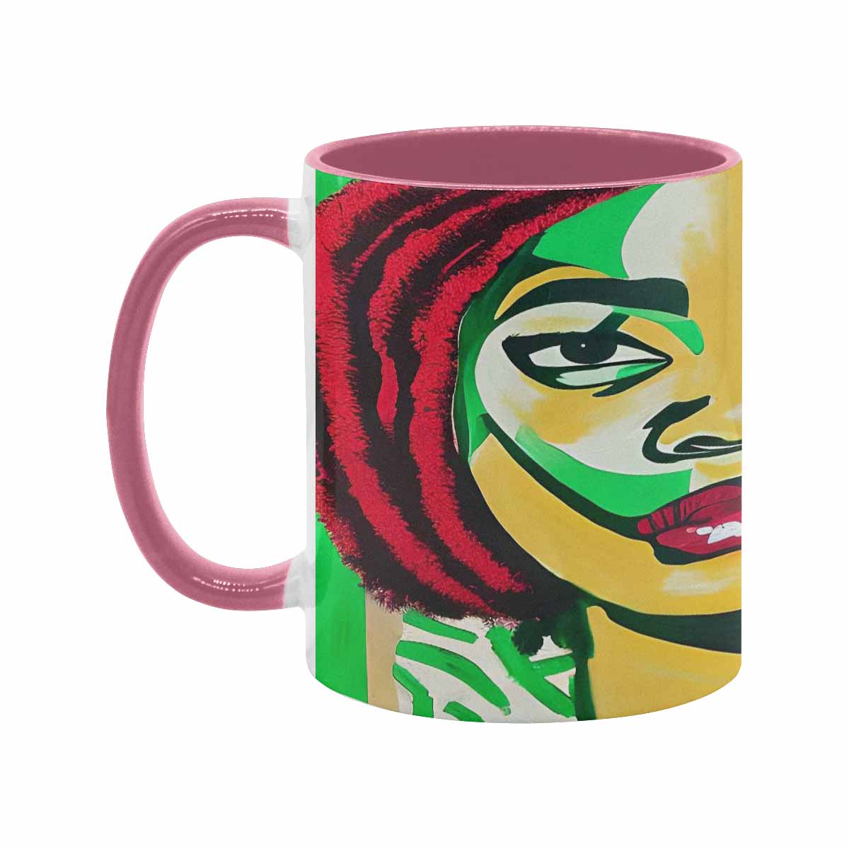 Dreads & Braids, inner color coffee mug, african tribalgirlz Fulangiara 50