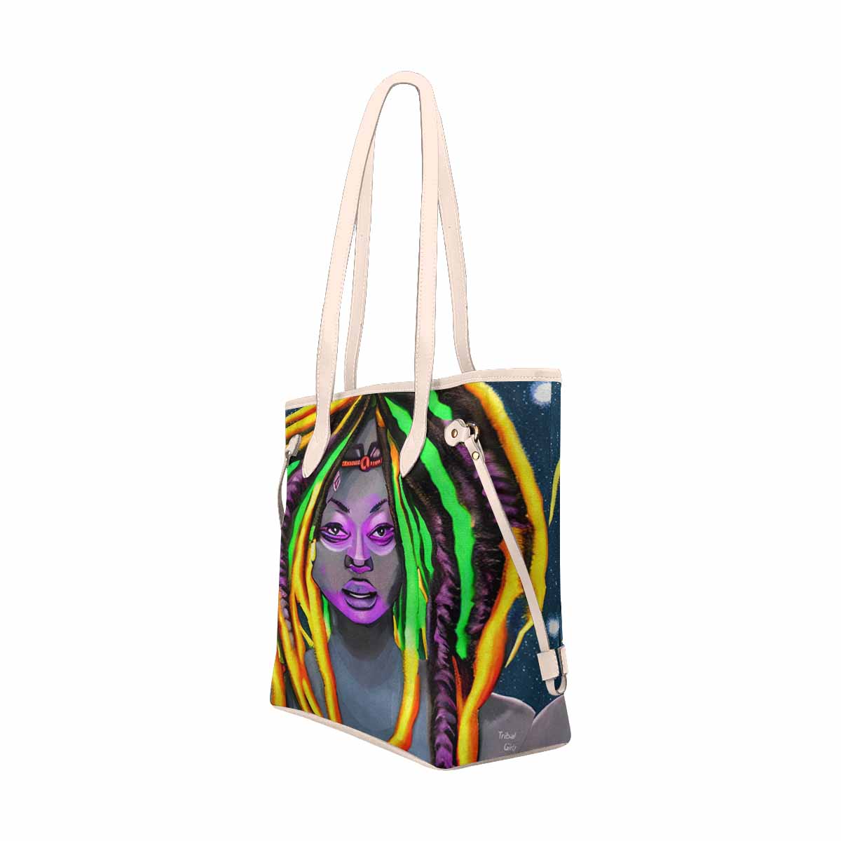 Dreads & Braids, elegant dressy tote handbag, Fulangiara 28