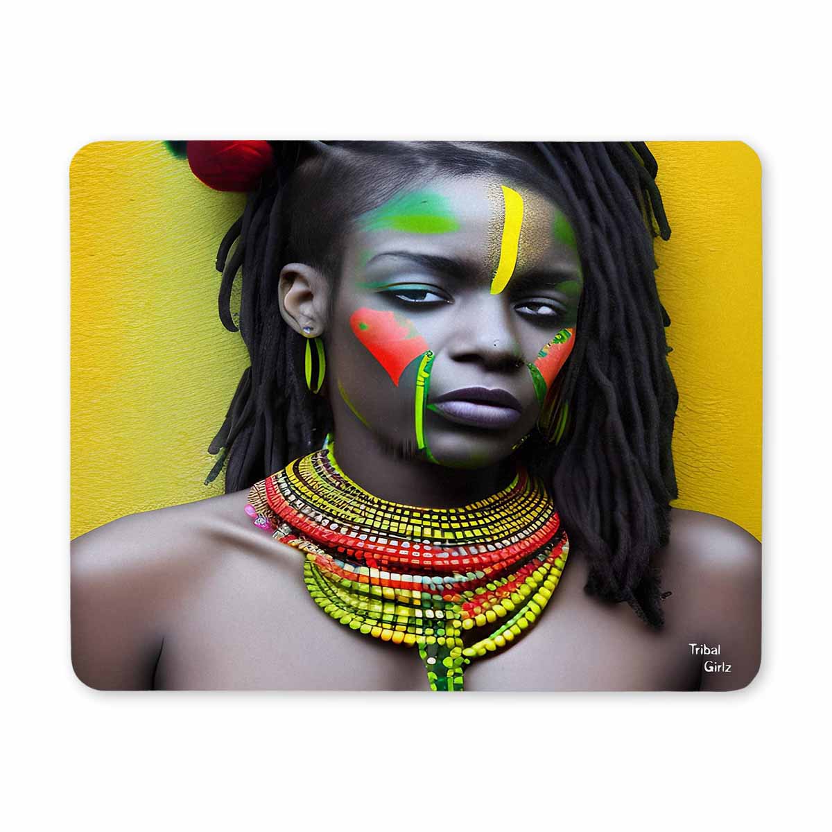 Dreads & Braids, 9 x 7 in amazing design mouse pad, Fulangiara 42