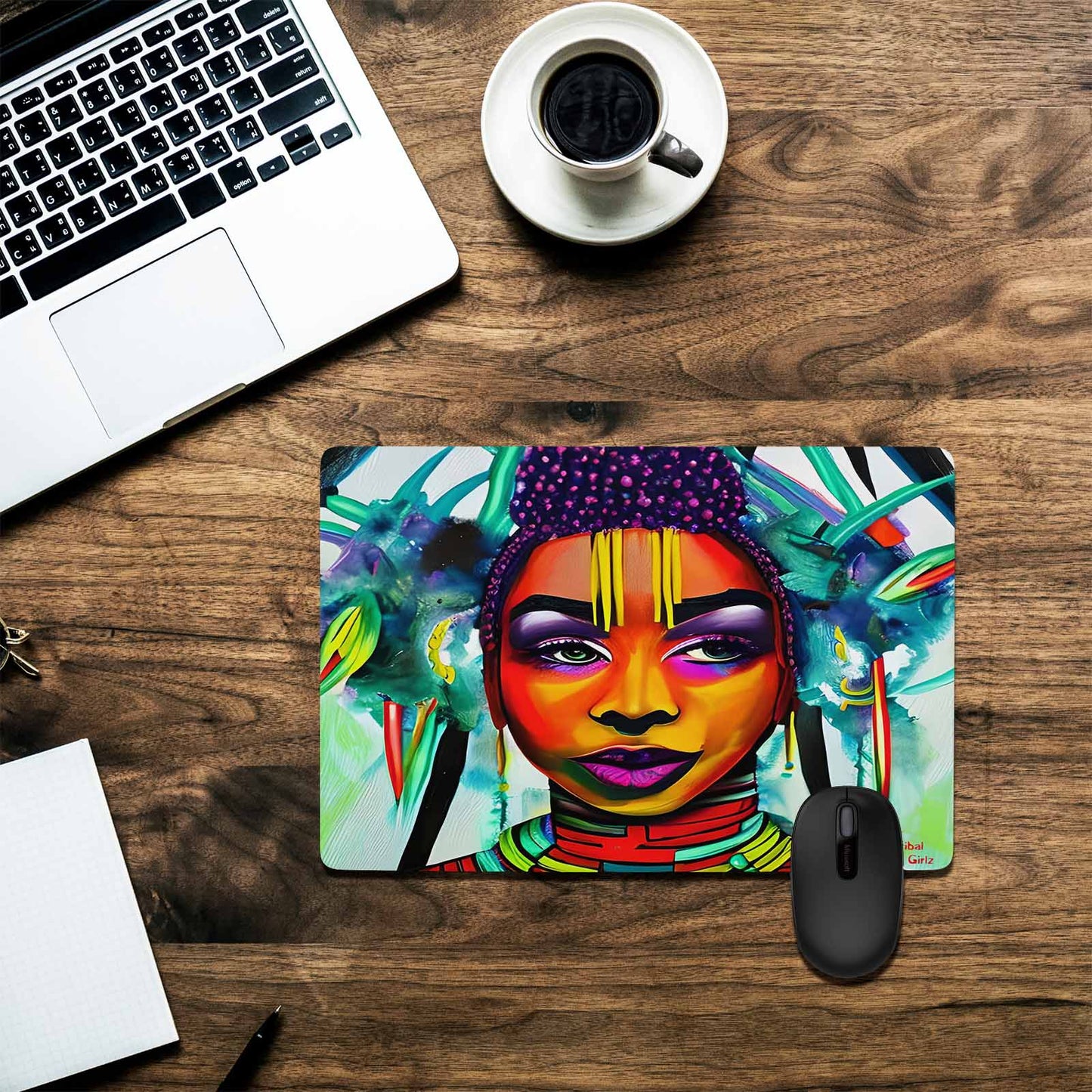 Dreads & Braids, 23 x 16 in amazing design mouse pad, Fulangiara 35