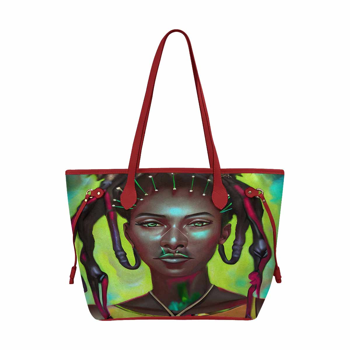 Dreads & Braids, elegant dressy tote handbag, Fulangiara 31