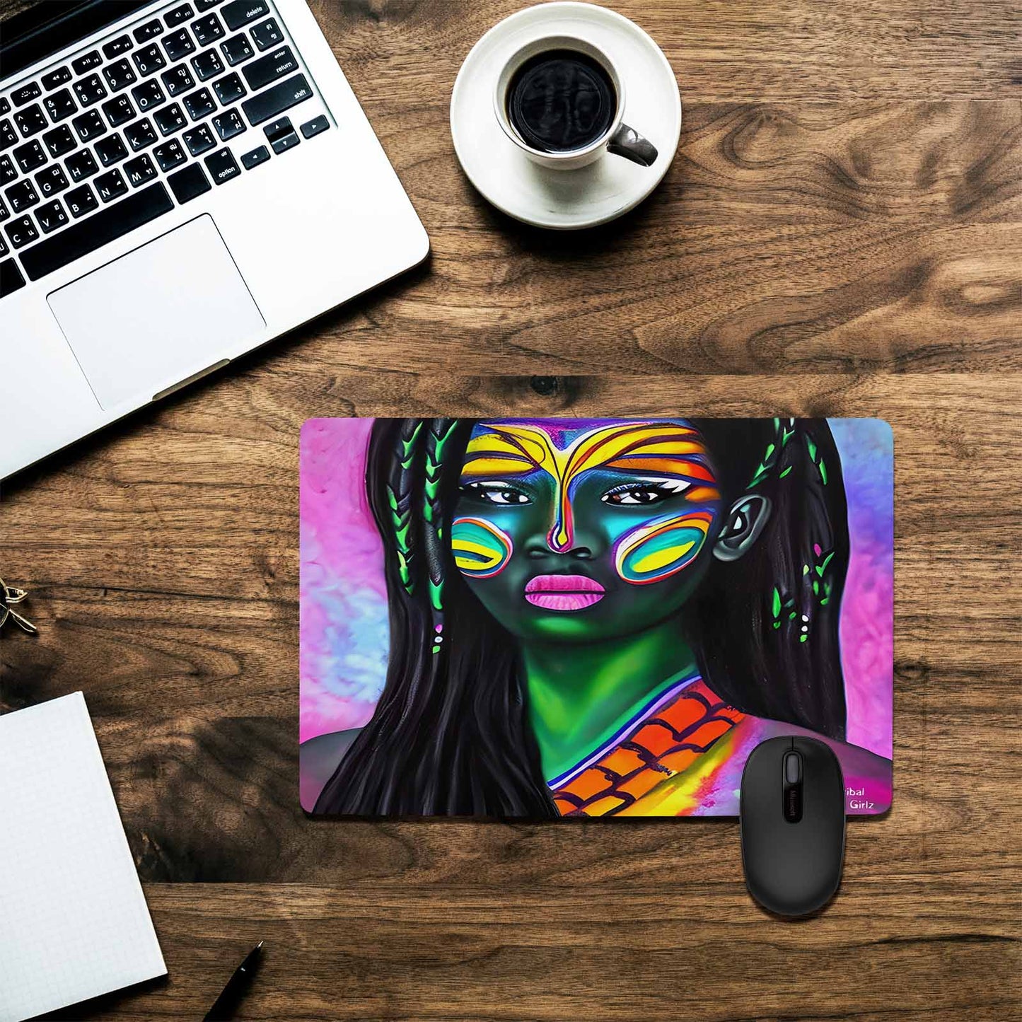 Dreads & Braids, 23 x 16 in amazing design mouse pad, Fulangiara 19