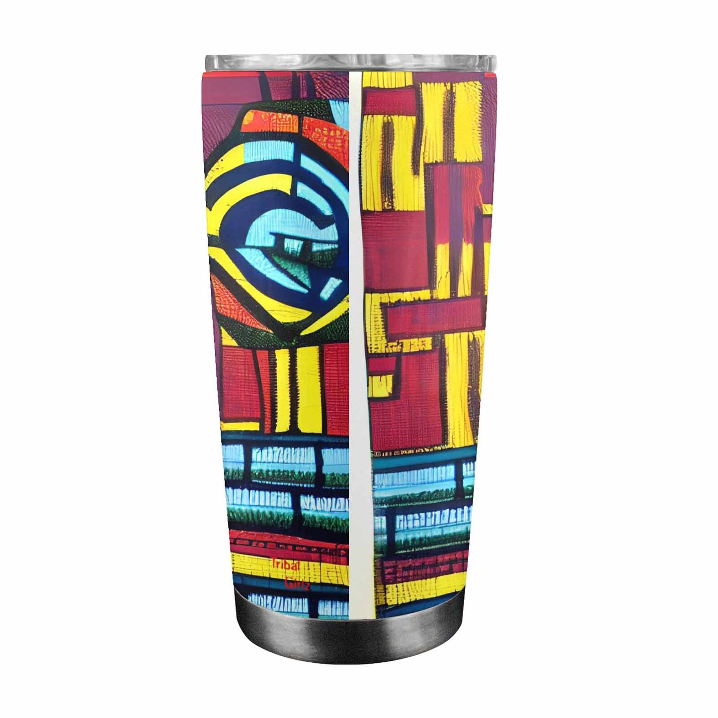 African Art, tumbler, mug, travel mug, design 28