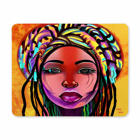 Dreads & Braids, 9 x 7 in amazing design mouse pad, Fulangiara 22