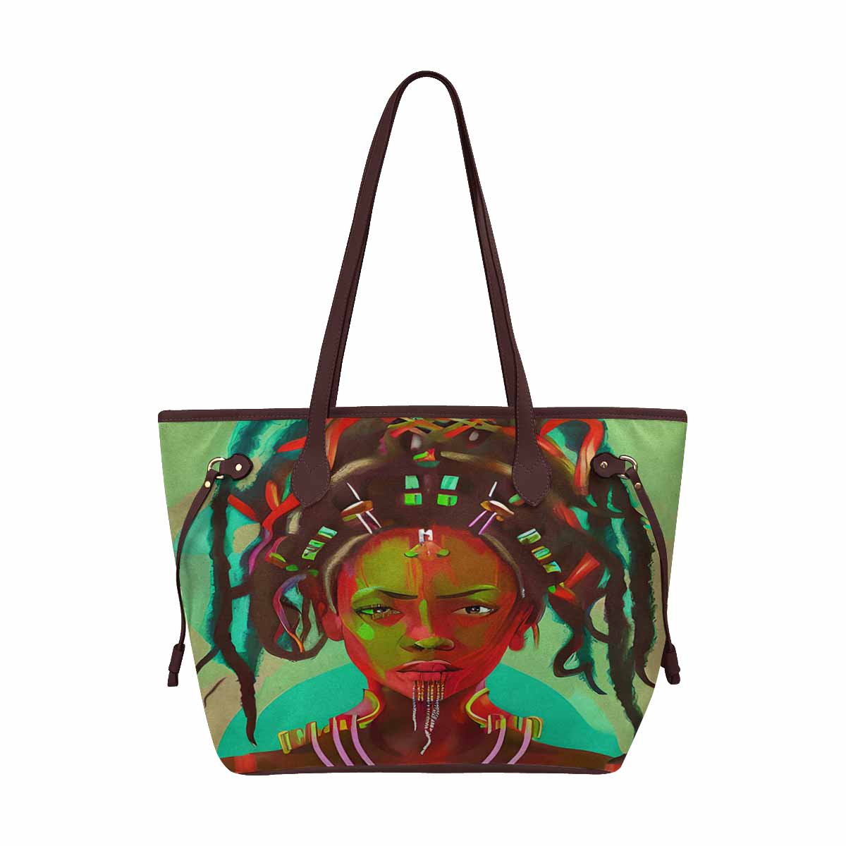 Dreads & Braids, elegant dressy tote handbag, Fulangiara 39